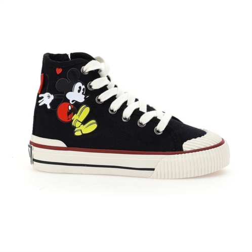 Master of Arts black mickey high top sneakers