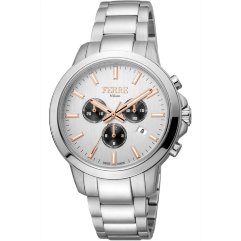 Ferre Milano mens fashion 44mm quartz watch