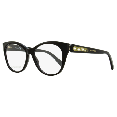 Swarovski womens oval eyeglasses sk5469 001 black 53mm