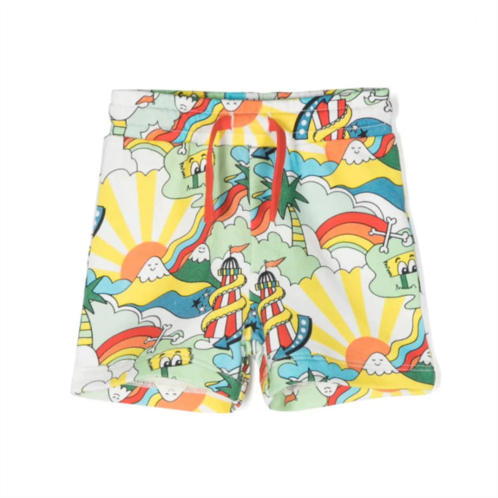 Stella McCartney rollercoaster print sweat shorts