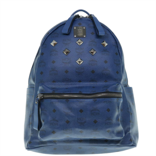 MCM visetos stark canvas backpack bag (pre-owned)