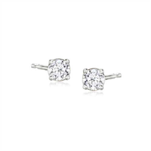 Ross-Simons lab-grown diamond stud earrings in sterling silver