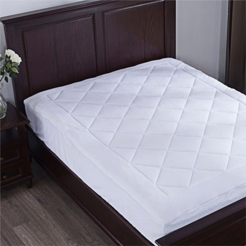 Puredown peace nest white fleece top down alternative mattress pad