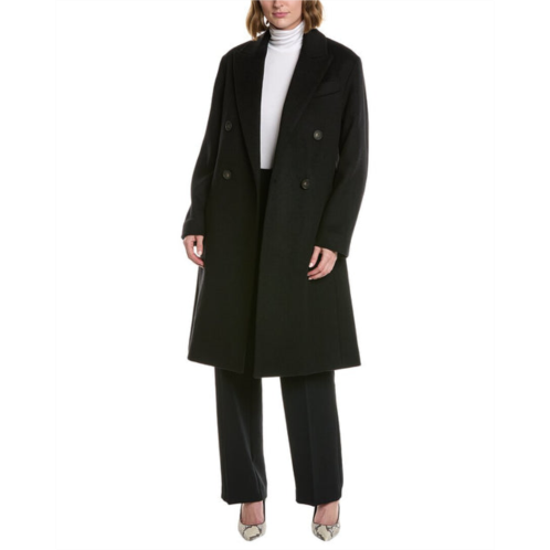 Vince double-breasted wool-blend coat