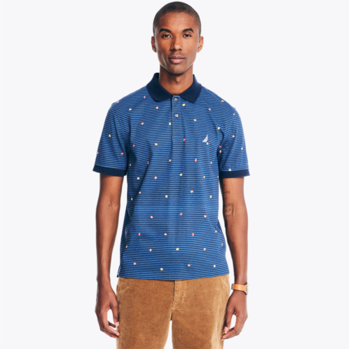 Nautica sustainably crafted classic fit printed polo