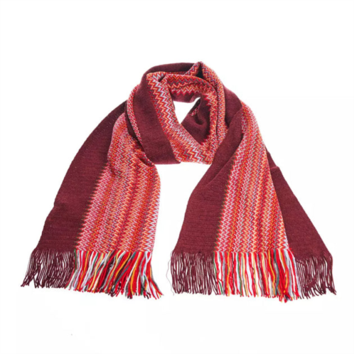 Missoni ssoni multi wool mens scarf