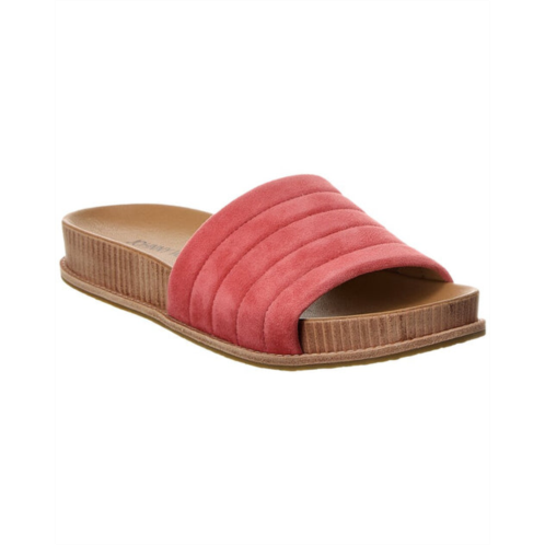 Johnny Was solid stitch suede sandal