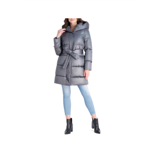 Via Spiga womens quilted mid length puffer jacket