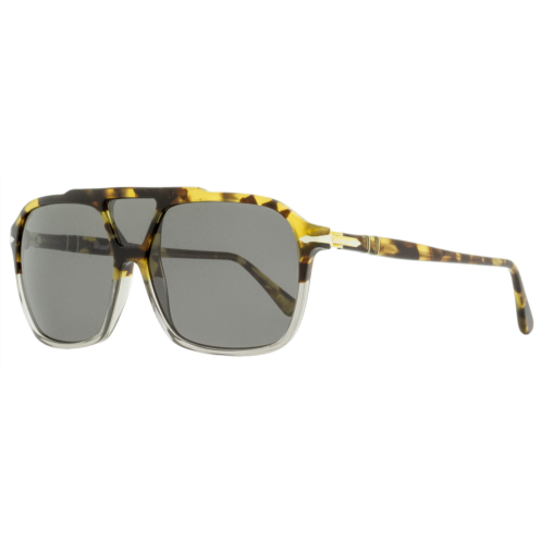 Persol mens navigator sunglasses po3223s 1130b1 havana/beige/smoke 59mm