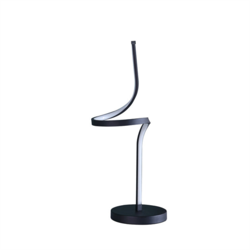 Simplie Fun 22 in led apollo spiral curved tube modern table lamp