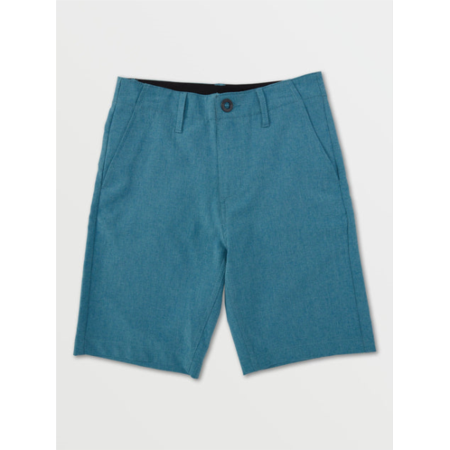 Volcom big boys kerosene hybrid shorts - sun faded indigo