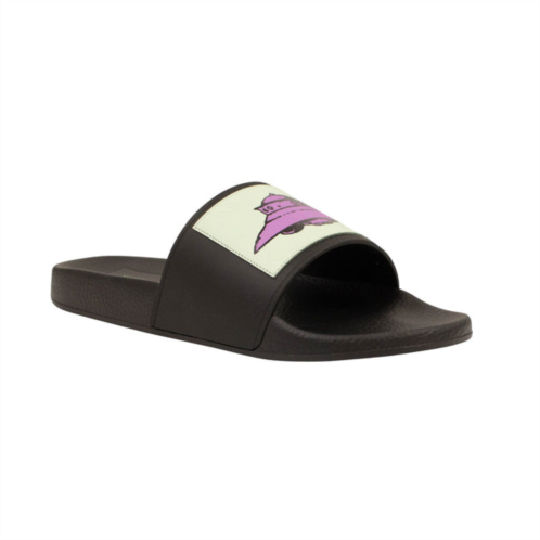 Valentino black ufo slides slippers