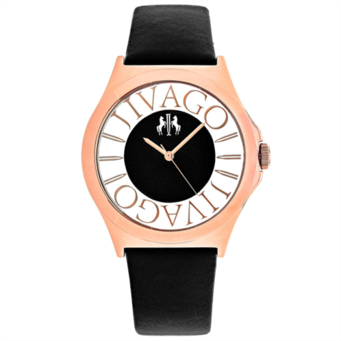 Jivago womens black dial watch