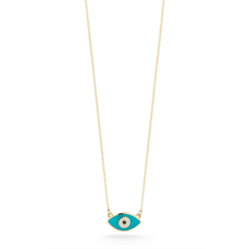 Ember Fine Jewelry 14k gold evil eye necklace