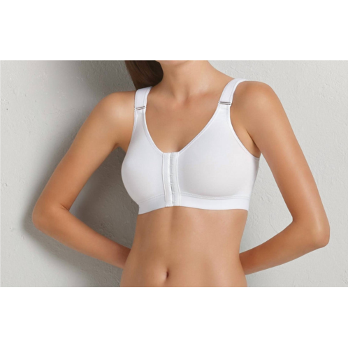 Anita active front close sports bra in white