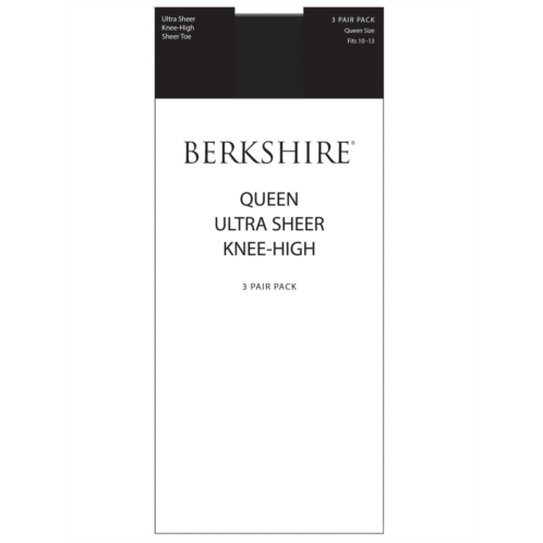 Berkshire womens queen ultra sheer knee highs 3-pack