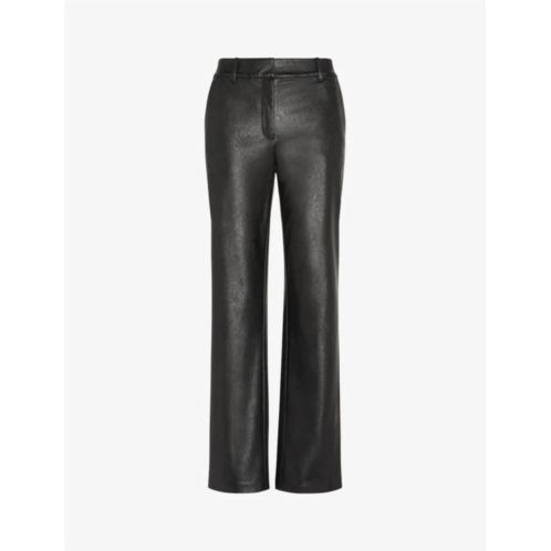 Commando faux leather pant in black