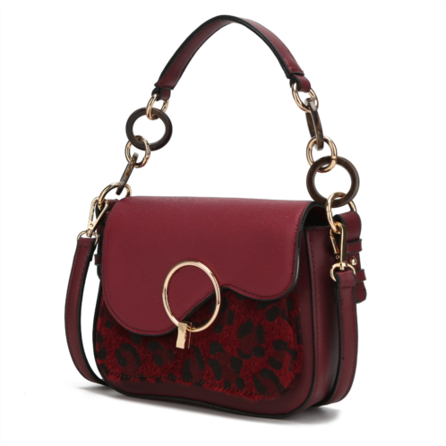 MKF Collection by Mia k. serena vegan leather crossbody handbag