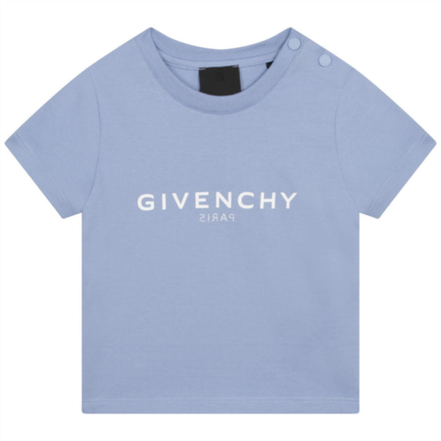 Givenchy pale blue logo t-shirt