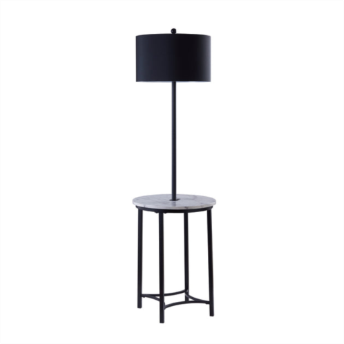 Teamson home shenna floor lamp with table and built-in usb