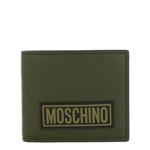 Moschino logo bi-fold wallet