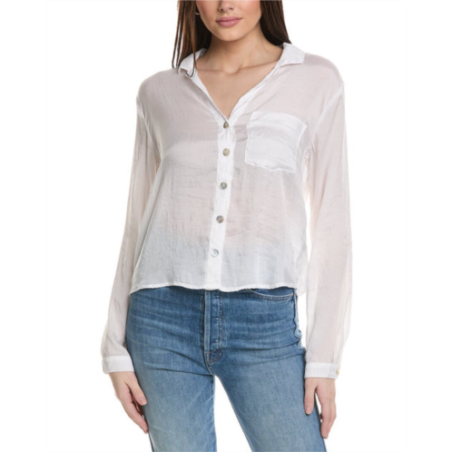 Bella Dahl notch collar pocket button-down shirt