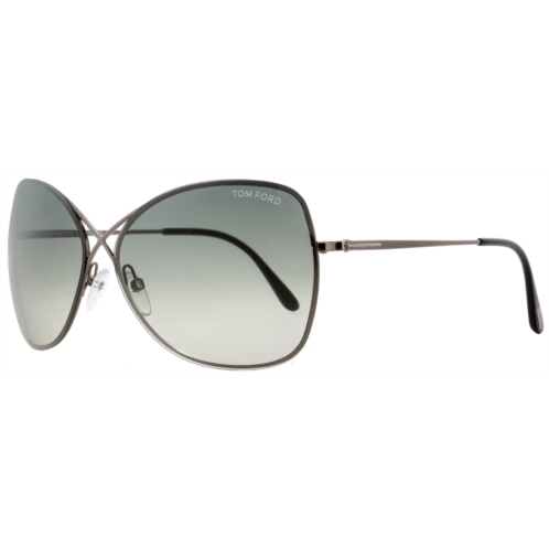 Tom Ford womens sunglasses tf250 colette 08c gunmetal/black 63mm
