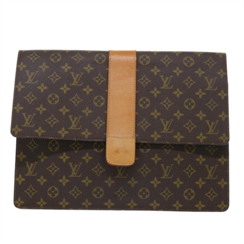 Louis Vuitton porte documents canvas clutch bag (pre-owned)