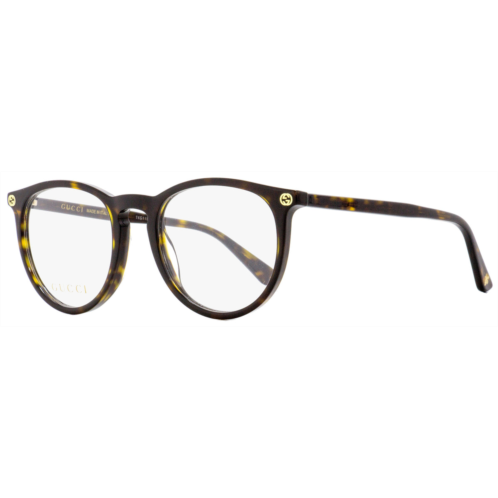 Gucci womens eyeglasses gg0027o 002 havana 50mm