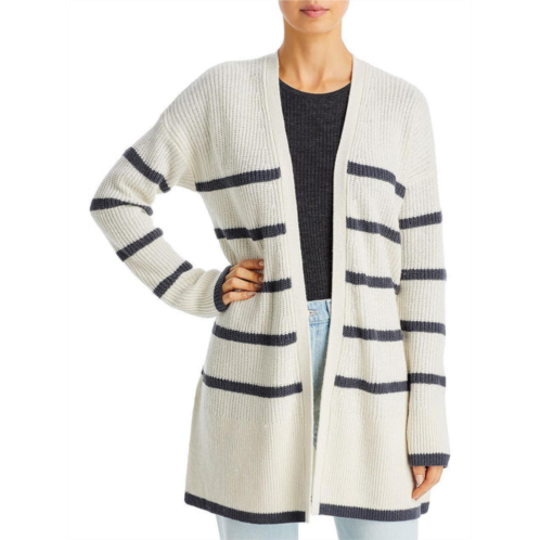 Splendid elsie womens wool blend striped cardigan sweater