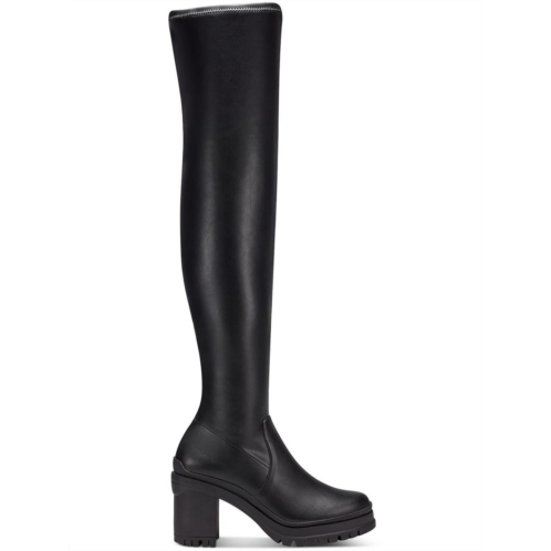 Bar III fernn womens faux leather tall over-the-knee boots