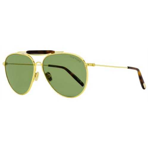 Tom Ford mens raphael-02 sunglasses tf995 30n yellow gold 59mm