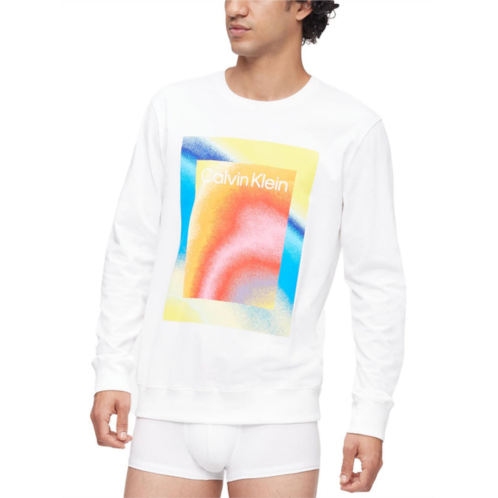 Calvin Klein pride mens logo crewneck sweatshirt
