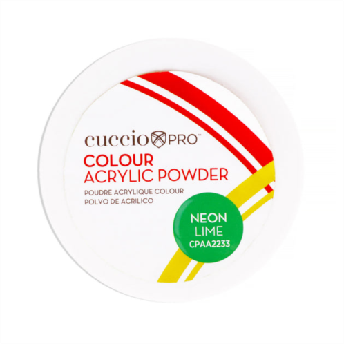 Cuccio PRO colour acrylic powder - neon lime by for women - 1.6 oz acrylic powder