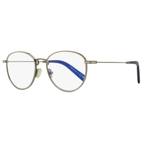 Tom Ford mens blue block eyeglasses tf5749b 012 ruthenium/blue 52mm