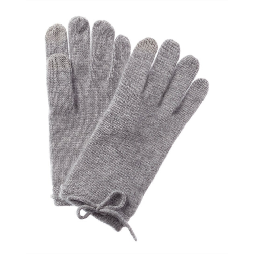 Phenix bow detail cashmere gloves