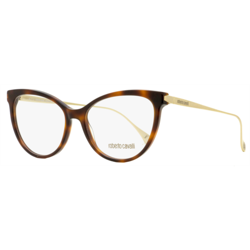 Roberto Cavalli womens butterfly eyeglasses rc5115 052 havana/gold 54mm