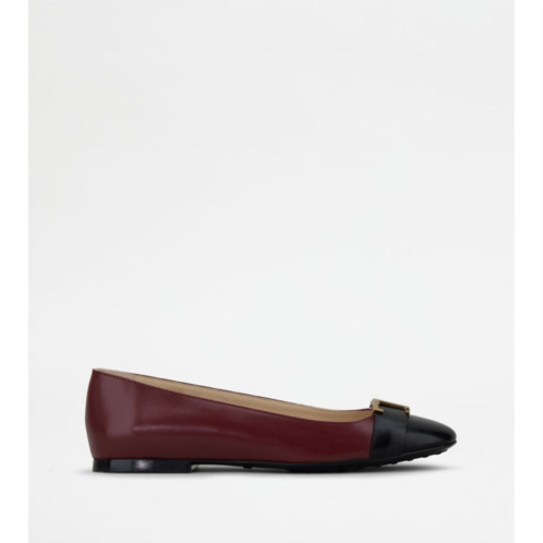 Tod ballerinas t timeless in leather