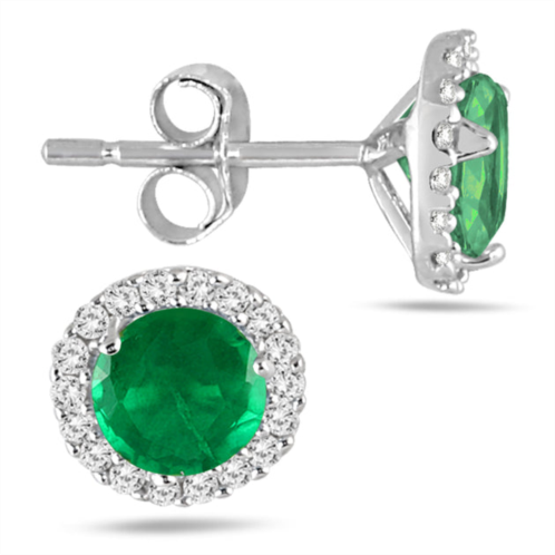 The Eternal Fit 14k 1.14 ct. tw. emerald earrings
