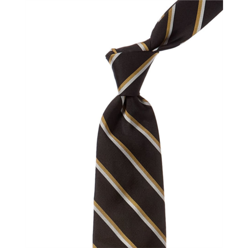 Brooks Brothers black mini stripe silk tie