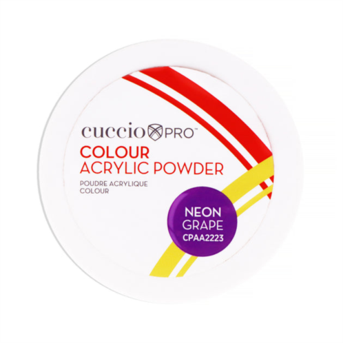 Cuccio PRO colour acrylic powder - neon grape by for women - 1.6 oz acrylic powder