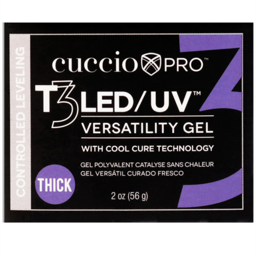 Cuccio Pro t3 cool cure versatility gel - controlled leveling opaque brazillian blush by for women - 2 oz nail gel