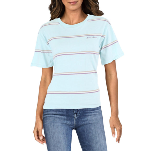 Dickies juniors tomboy womens cotton striped t-shirt