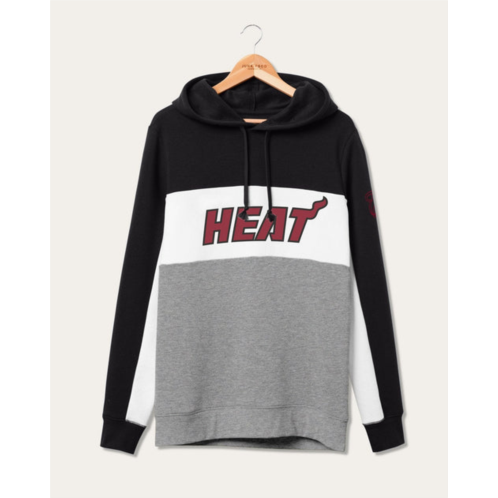 Junk Food Clothing nba miami heat colorblock hoodie