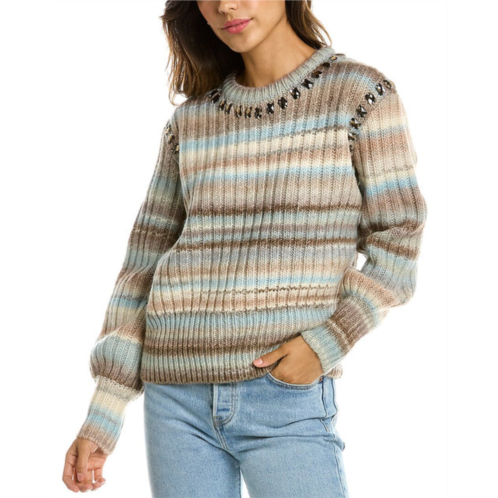 cinq a sept myra wool-blend sweater