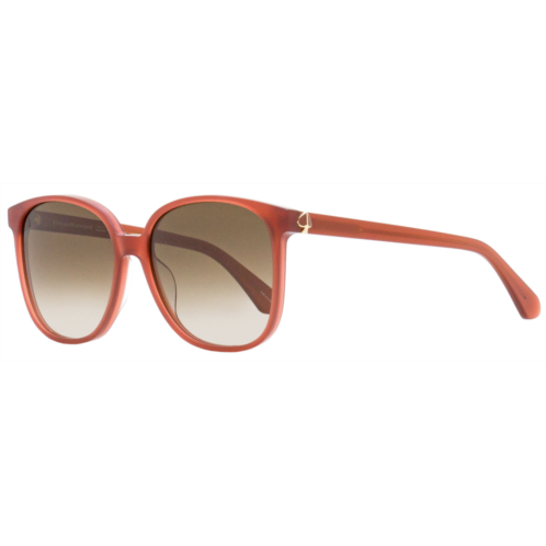 Kate Spade womens square sunglasses alianna 9r6ha salmon 56mm