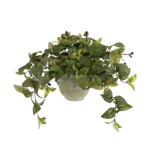 Creative Displays ivy arrangement in a clay pot