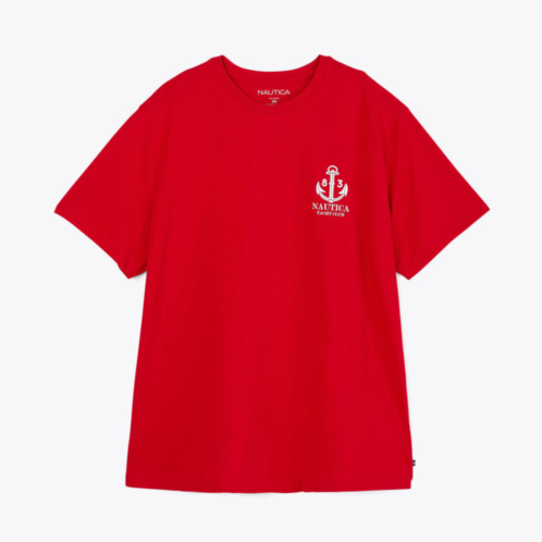 Nautica mens big & tall sustainably crafted yacht club graphic t-shirt