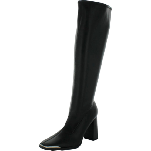 Bar III haydin womens dressy square heel knee-high boots