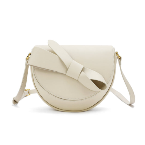 Tiffany & Fred Paris tiffany & fred front bow smooth leather shoulder bag